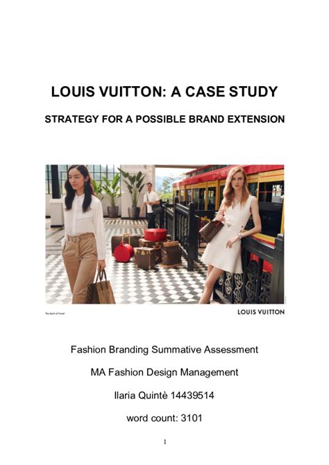 nait business management case study louis vuitton|Strategic Management of Luxury Brands: A Case Study of Louis .